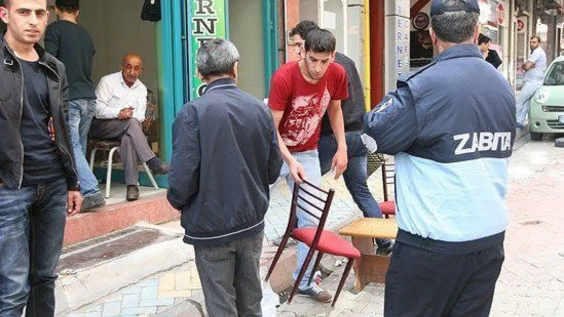 Kahvelere Kaldırım İşgali Denetimi