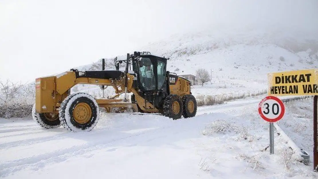 Meteorolojiden Elazığ, Bingöl ve Tunceli için yoğun kar yağışı uyarısı