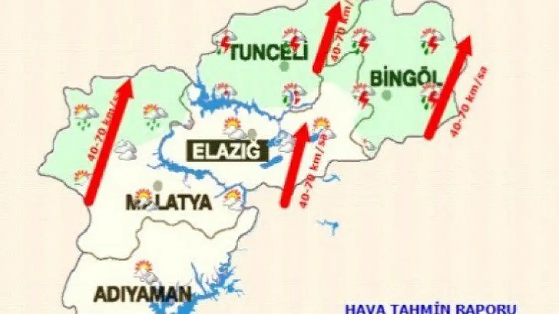 Meteorolojiden kuvvetli rüzgar uyarısı