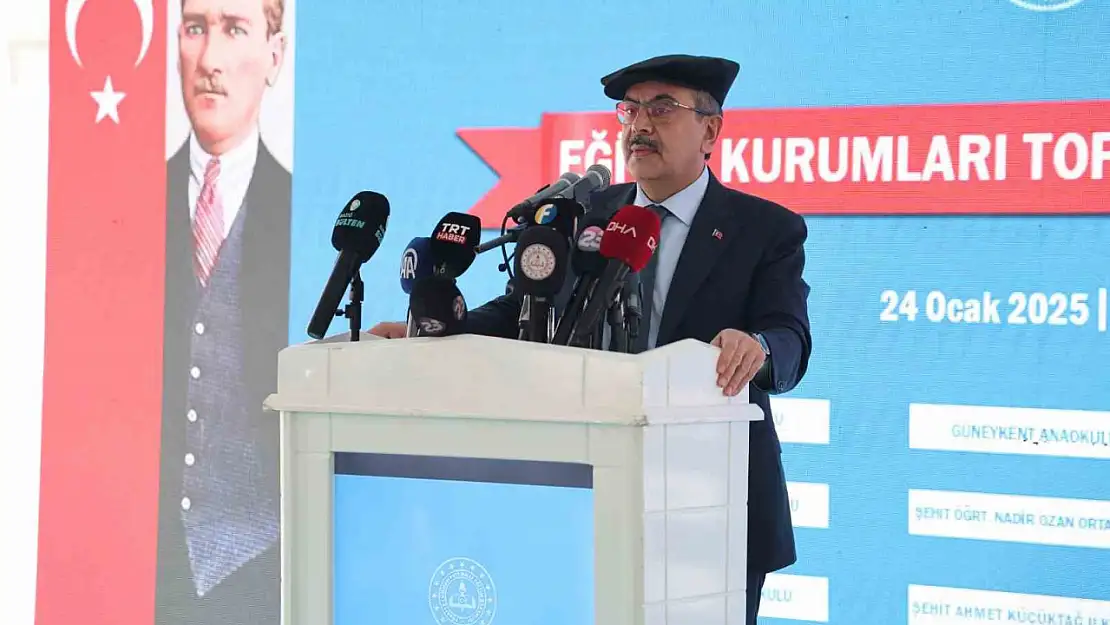 Milli Eğitim Bakanı Tekin: 'Gerek fiziki kalite itibariyle gerekse de teknolojik altyapısı itibariyle dünyada gerçekten örnek gösterilen bir ülkeyiz'