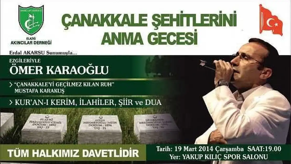 Çanakkale Şehitleri Anılıyor