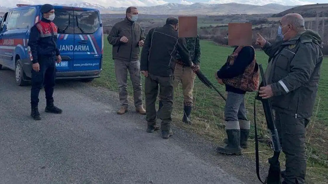 Sokağa çıkma kısıtlamasında ava giden 6 şahıs yakalandı