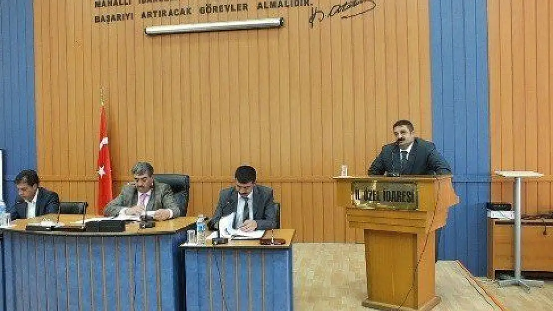 Özel İdare Stratejik Planı Kabul Edildi