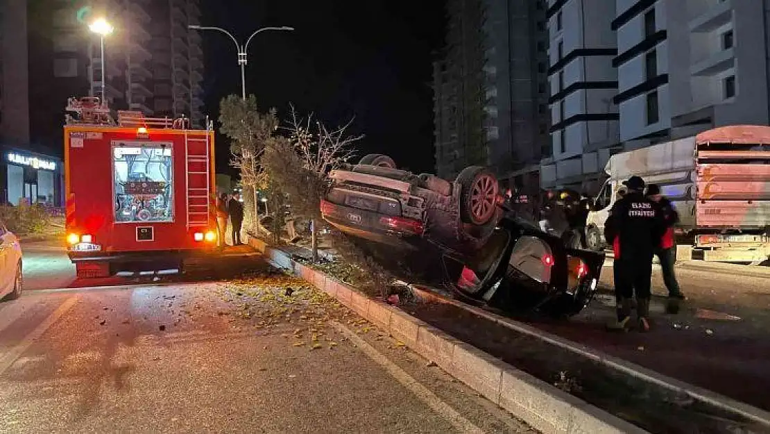 Araç takla attı: 1 yaralı