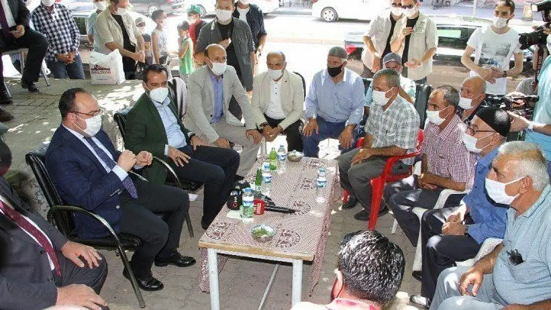 Vali Erkaya Yırık, 'Bakanlıklarımız  hizmetleri esirgemiyor'