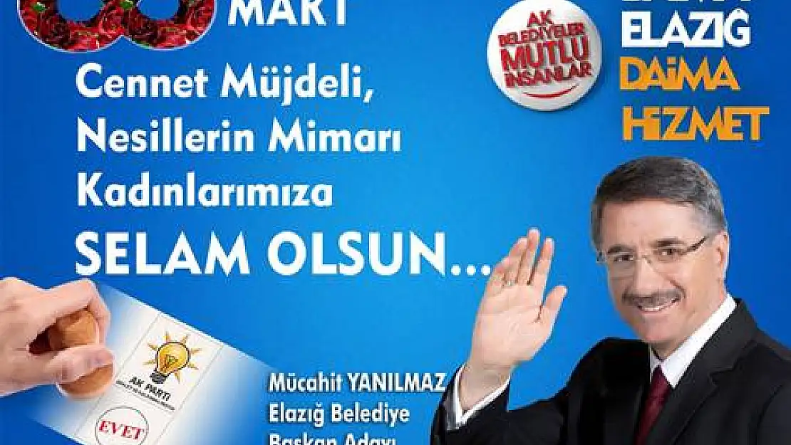 Yanılmaz'dan 8 Mart Mesajı