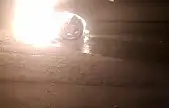 Elazığ'da araç yangını