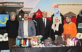 Elazığ'da kursiyerlerin el emekleri görücüye çıktı
