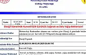Meteorolojiden Elazığ'a 'kuvvetli yağış' uyarısı