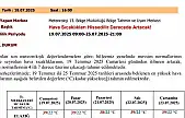 Meteorolojiden sıcaklık uyarısı