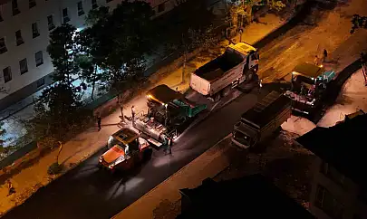 Elazığ Belediyesinden hummalı asfalt mesaisi: 50 araç, 40 personel gece gündüz sahada