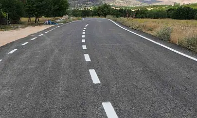 Elazığ'da 4 köyün BSK kaplamalı yol çalışması tamamlandı