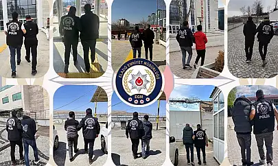 Elazığ'da kesinleşmiş hapis cezası bulunan 107 şahıs yakalandı