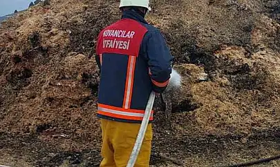 Elazığ'da samanlıkta korkutan yangın