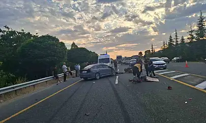 Elazığ'da trafik kazası: 1 ölü 1 yaralı