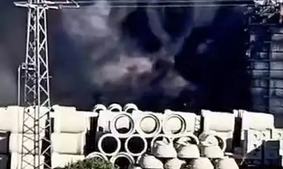Elazığ OSB'de korkutan yangın