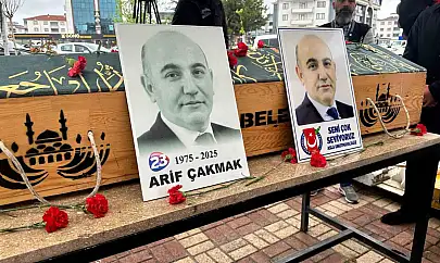 Gazeteci Arif Çakmak son yolculuğuna uğurlandı