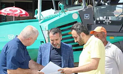 Başkan Şerifoğulları çalışmaları yerinde inceledi