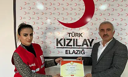 Kübra SÖNMEZ, Türk Kızılay Elazığ Şubesi Kadın Kolları Başkanlığı görevine atandı