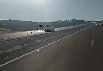 Ters yönde giden araç tehlike saçtı