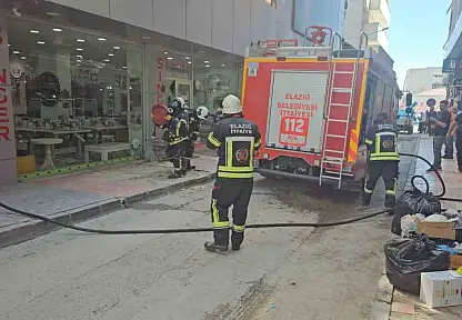 Elazığ'da korkutan yangın