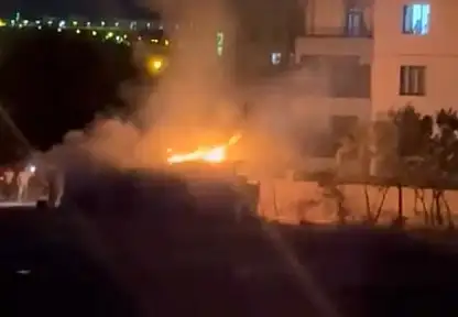Elazığ'da kümes yangını