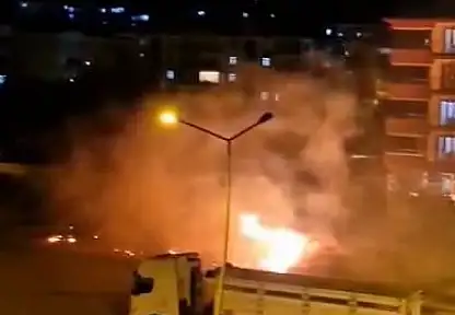 Elazığ'da ot yangını söndürüldü