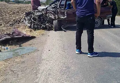 Elazığ'da trafik kazası: 2 yaralı