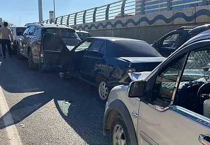 Elazığ'da zincirleme trafik kazası: 2 yaralı