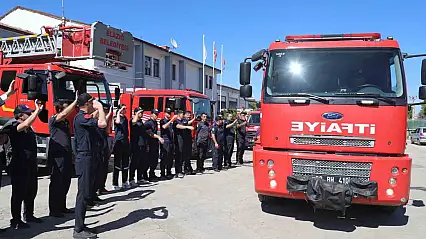 Elazığ Belediyesinden orman yangınına destek