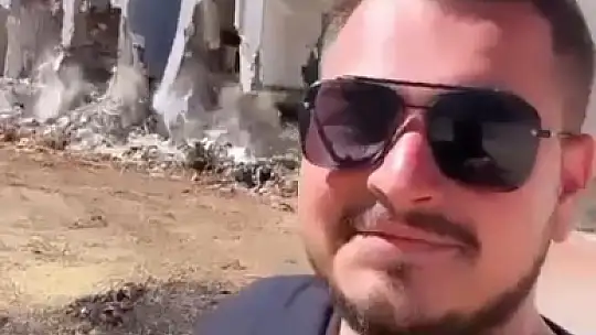 'İn aşağı' diye bağırdı, 5 katlı bina yerle bir oldu