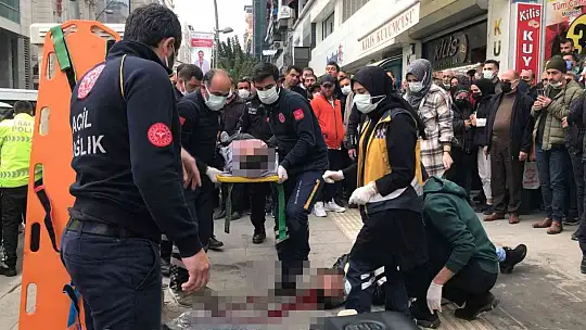 10'uncu kattan kendini boşluğa bıraktı, aşağıdaki vatandaşın üzerine düştü: 1 ölü, 1 yaralı