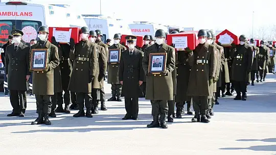 11 Şehit Elazığ'dan Törenle Uğurlanıyor
