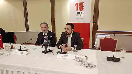 15 Temmuz Derneği basın mensuplarıyla birlikte