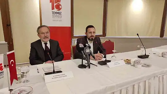 15 Temmuz Derneği basın mensuplarıyla birlikte