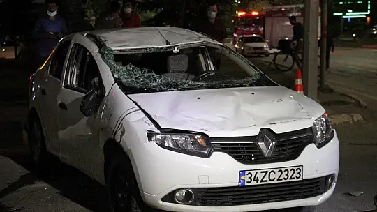 16 yaşındaki sürücü kaza yaptı, kaçarken yakalandı