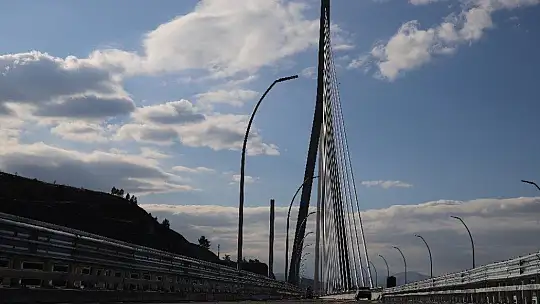 2 bin 400 metre tünelle bağlanan Kömürhan Köprüsü açılışa hazır