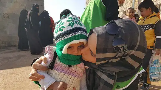 İHH Kadın Kollarından İdlib'e Yardım Eli