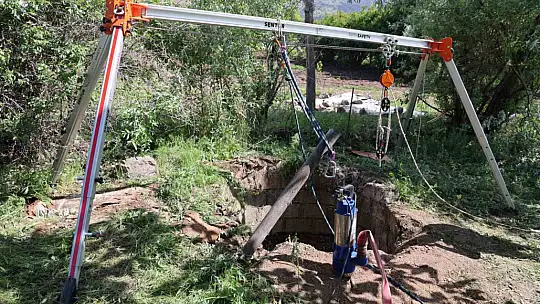 25 metre derinlikte delil aradılar