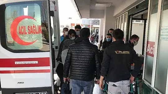 3. kattan düşen işçi ağır yaralandı