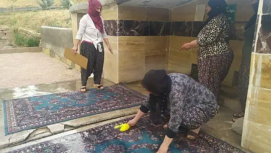 703 yıllık çeşmede bayram telaşı