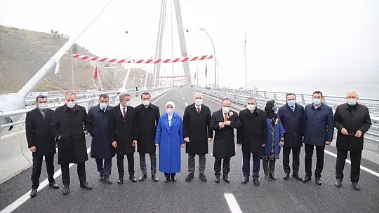 720 milyon lira maliyetli yeni Kömürhan Köprüsü açıldı