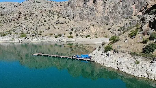 9 milyon yıllık kanyonlar için iskeleler çekilerek, kuruldu