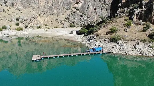 9 milyon yıllık kanyonlar için iskeleler çekilerek, kuruldu