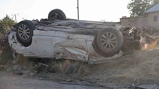 Ağaçları kırıp tarlaya uçtu, tekerleği ise 50 metre uzaklıktaki bahçeye fırladı