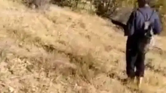 Tavşanı doğaya geri saldı