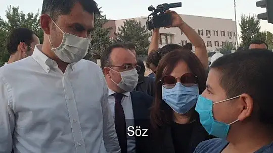 Bakan Kurum ile Emre'nin gülümseten diyaloğu: 'Söz mü? Söz'