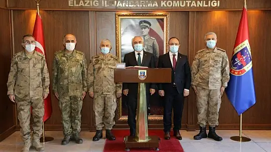 Bakan Yardımcısı Ersoy ve Jandarma Genel Komutanı Çetin Elazığ'da