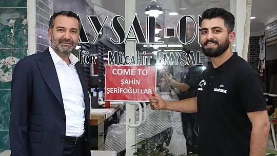 Başkan Şerifoğulları: 'Come to Şahin Başkan' davetine icabet etti