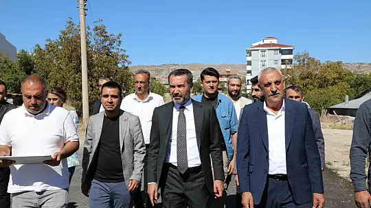 Başkan Şerifoğulları, Hicret Mahallesi'nde incelemelerde bulundu